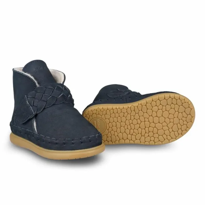 Donsje Amsterdam Toddler Shoes Girls Girls Marcou Shoes Navy Nubuck