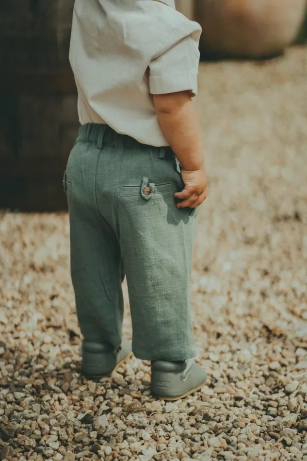 Donsje Amsterdam Trousers and Leggings Baby Dado Trousers Green Bay