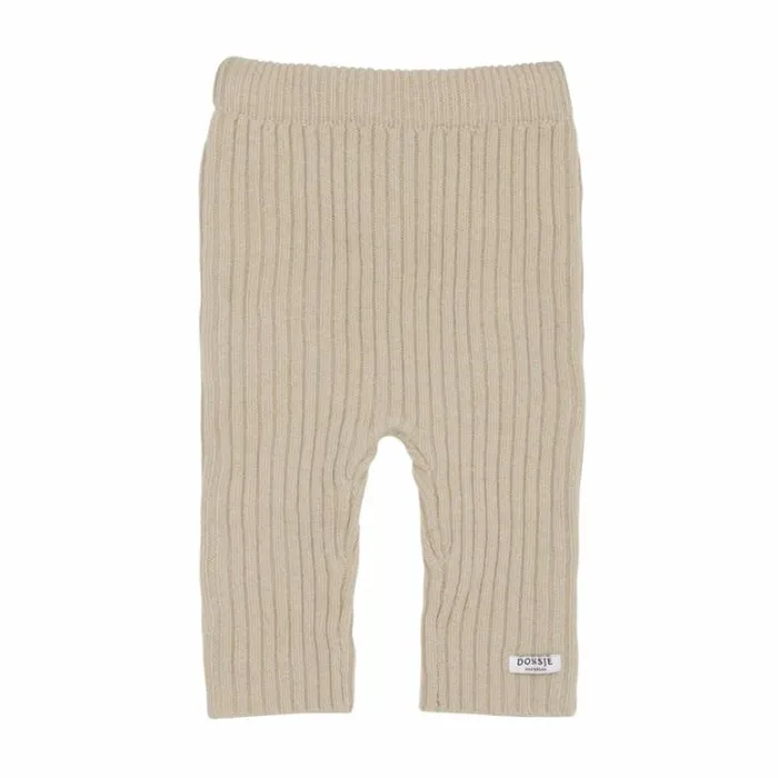 Donsje Amsterdam Trousers and Leggings Baby Olle Merino Wool Trousers Oyster Grey