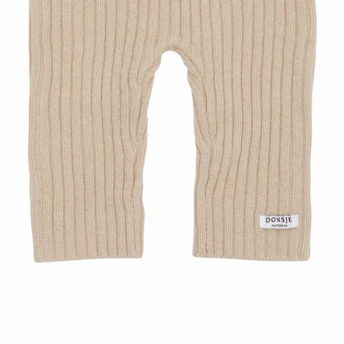 Donsje Amsterdam Trousers and Leggings Baby Olle Merino Wool Trousers Oyster Grey