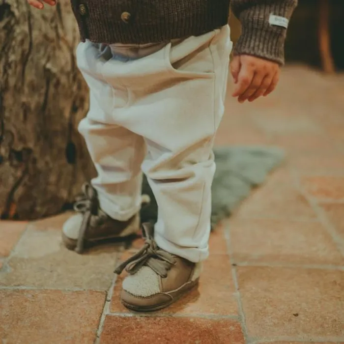 Donsje Amsterdam Trousers and Leggings Baby Qolb Trousers Warm White