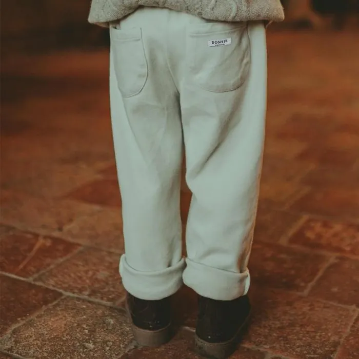 Donsje Amsterdam Trousers and Leggings Girls Lohle Trousers Arctic Ivory