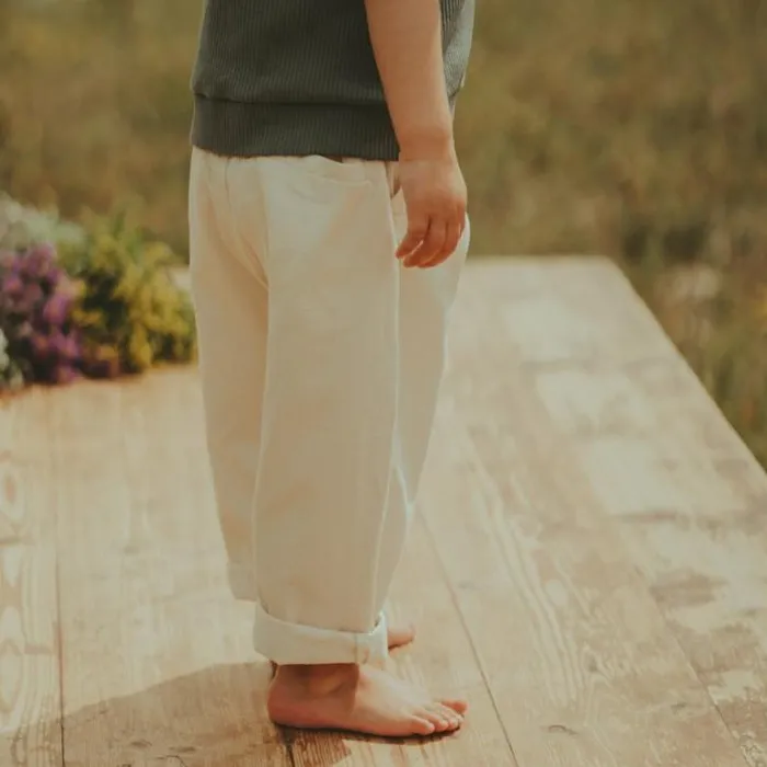 Donsje Amsterdam Trousers Boys Ede Trousers Ecru