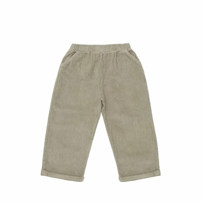 Donsje Amsterdam Trousers Boys Moshe Trousers Green Taupe