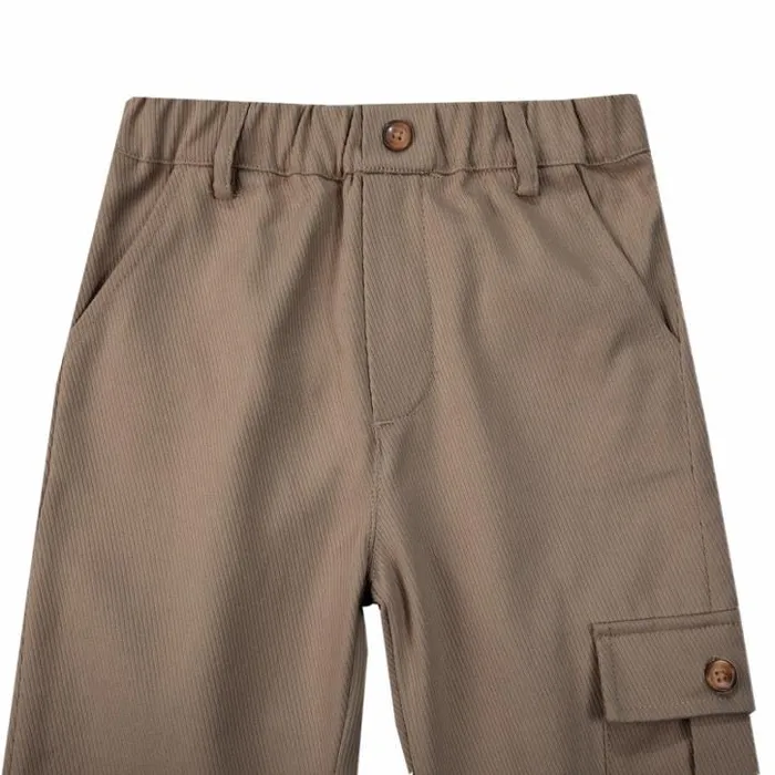 Donsje Amsterdam Trousers Boys Theoule Trousers Milk Chocolate