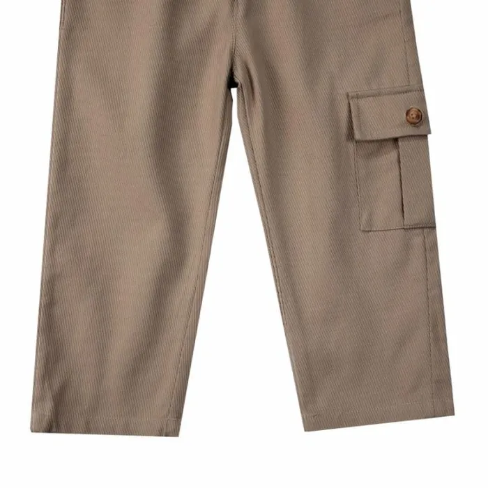 Donsje Amsterdam Trousers Boys Theoule Trousers Milk Chocolate