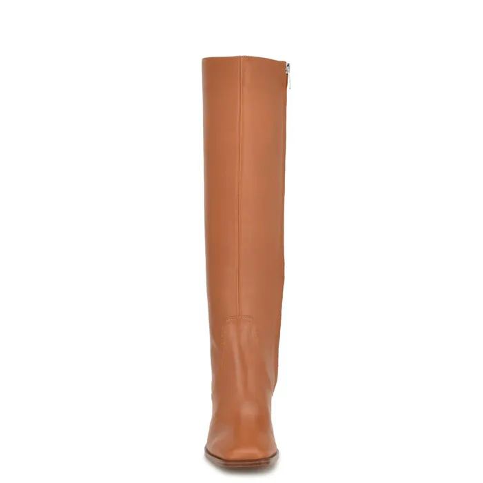 Dortha Dress Boots Natural Women Nine West Boots and Booties