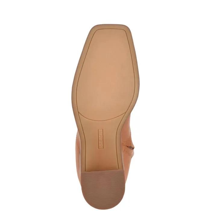 Dortha Dress Boots Natural Women Nine West Boots and Booties