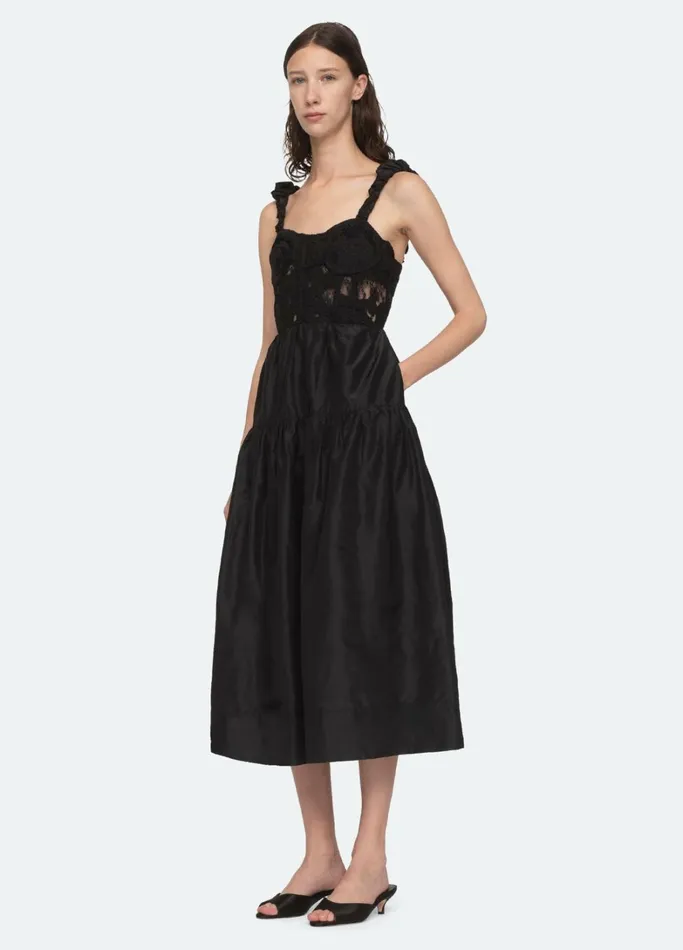 Dresses Women Sea New York Evita Corset Dress Black