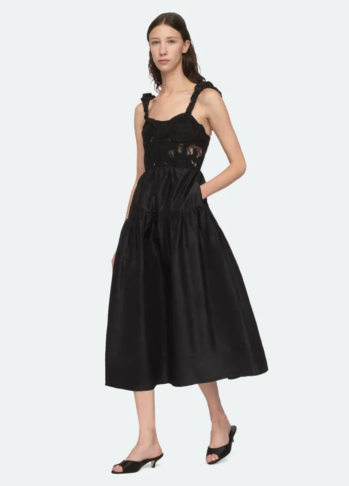 Dresses Women Sea New York Evita Corset Dress Black