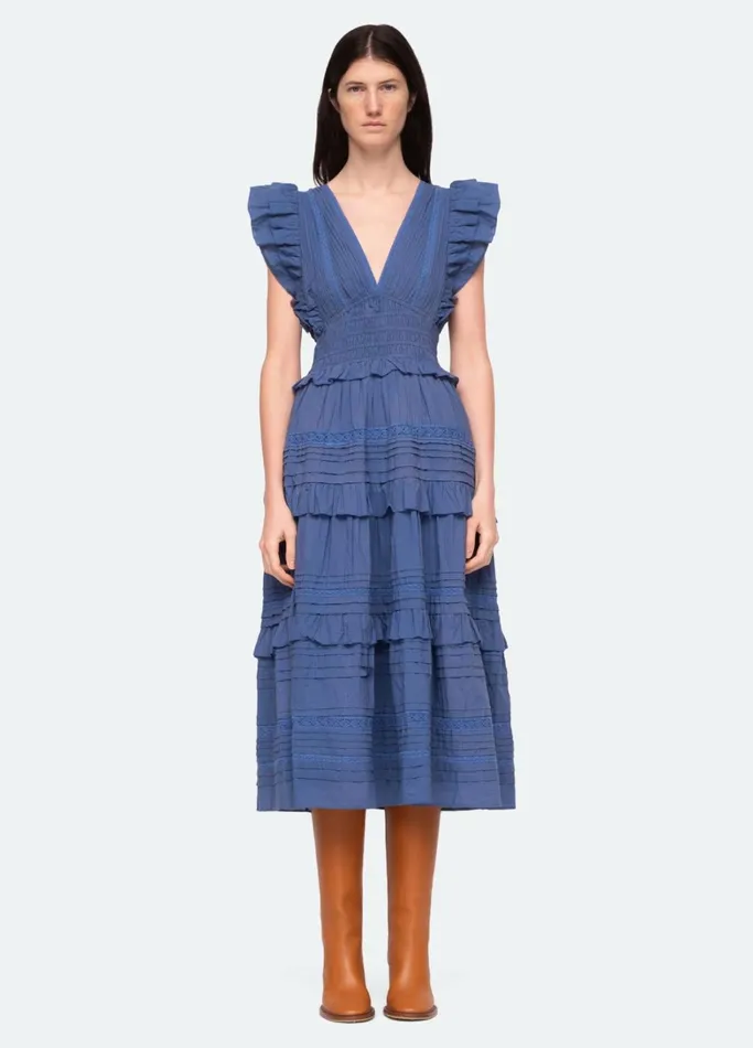 Dresses Women Sea New York Loren VNeck Dress Black
