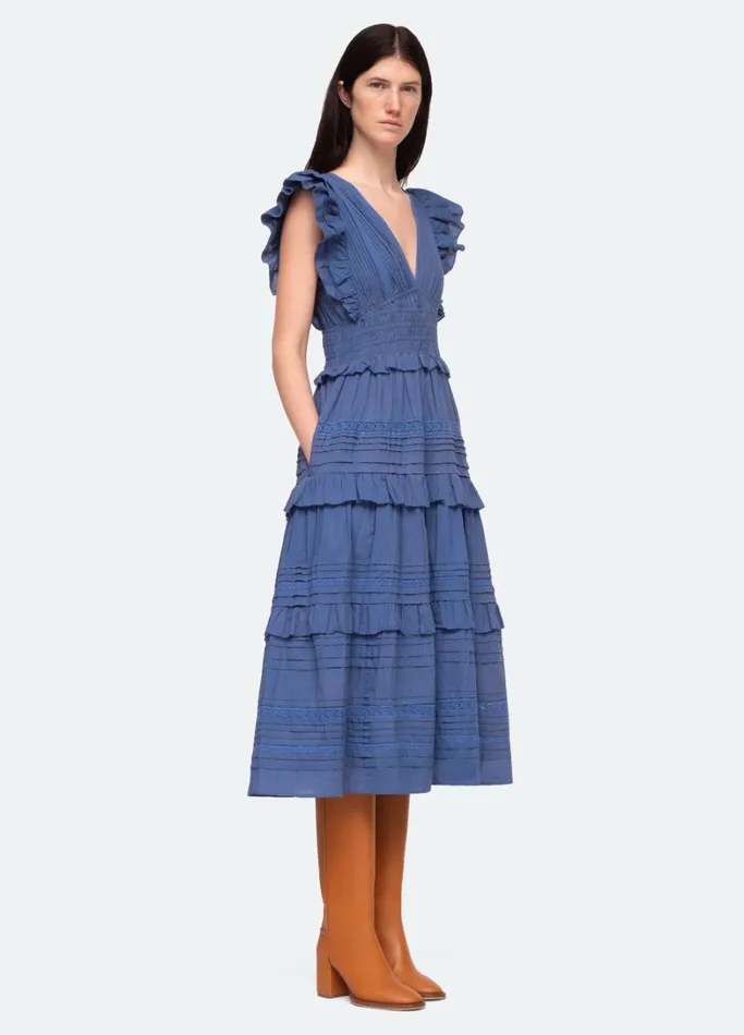 Dresses Women Sea New York Loren VNeck Dress Black