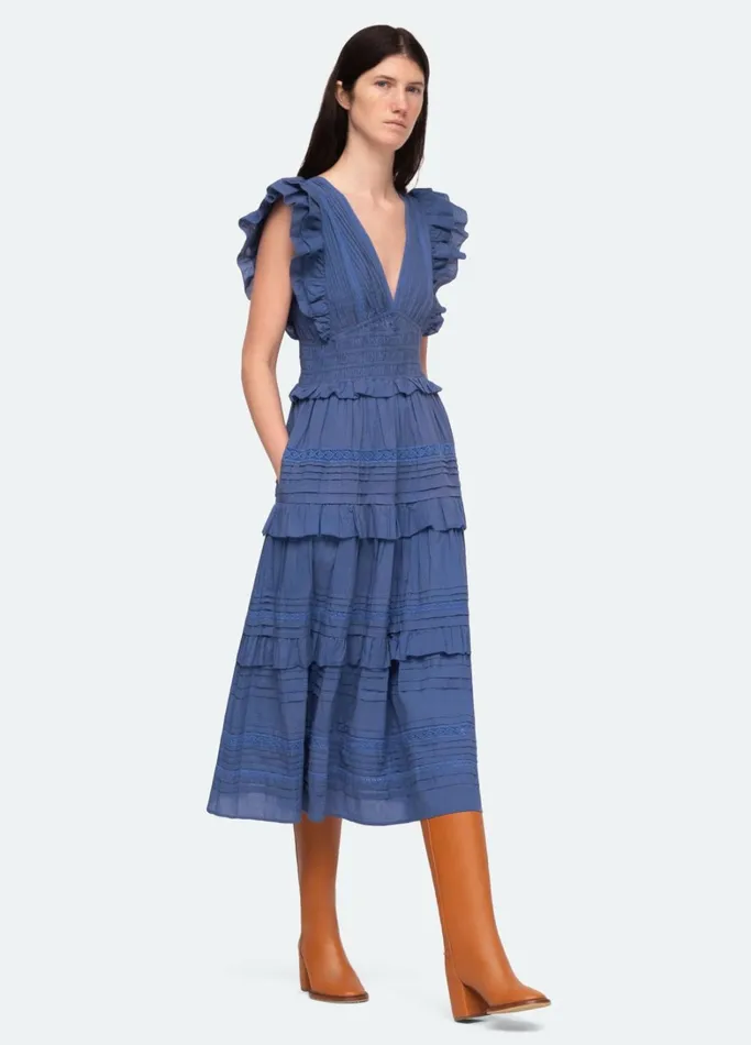 Dresses Women Sea New York Loren VNeck Dress Black
