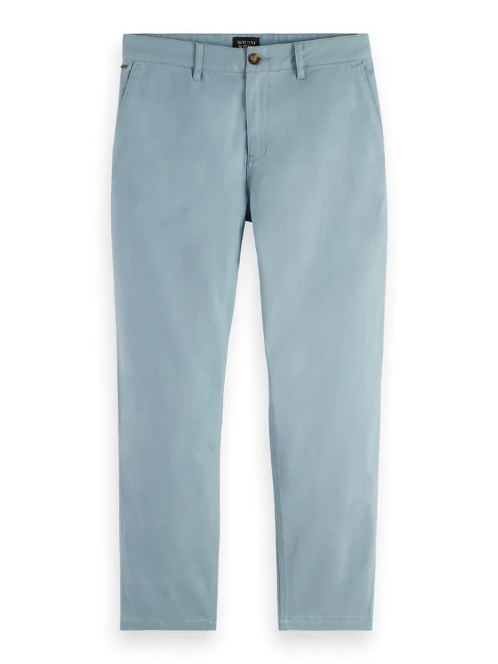 Drift 8211 Regulartapered Twill Chino Bay Blue Men Scotch and Soda Pants
