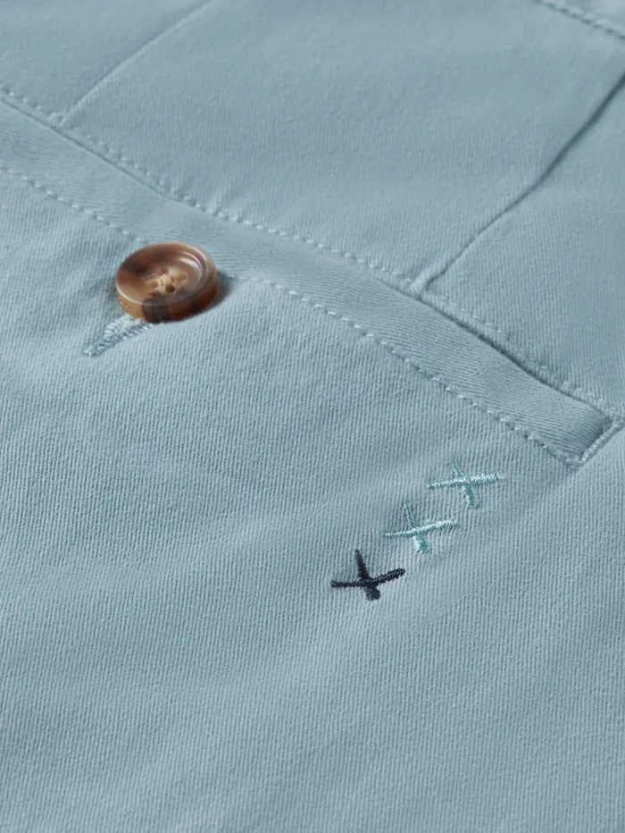 Drift 8211 Regulartapered Twill Chino Bay Blue Men Scotch and Soda Pants