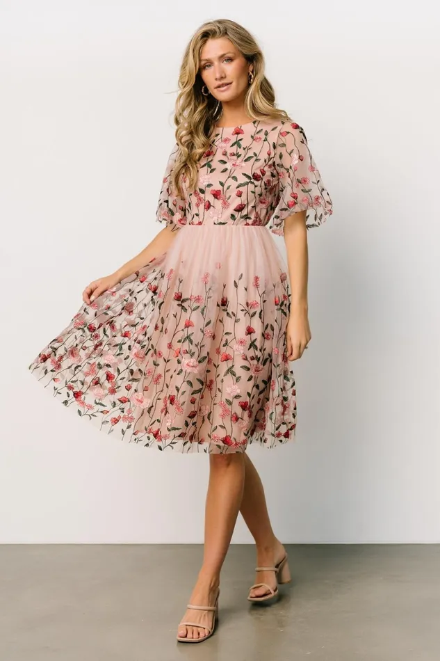 Duchess Tulle Dress Rose Garden Women Baltic Born Short Dresses