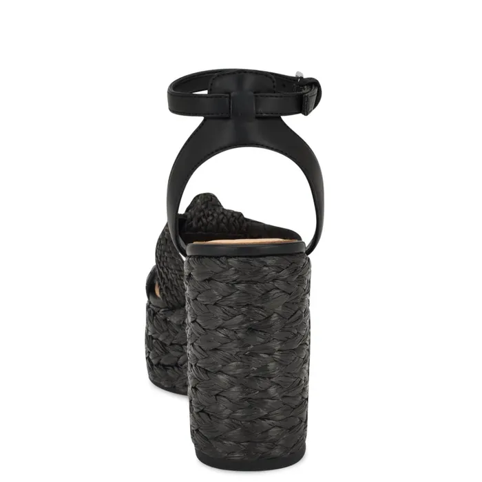 Eaden Woven Wedge Sandals Black Women Nine West Wedges Eaden Woven Wedge Sandals Black Women Nine West Wedges