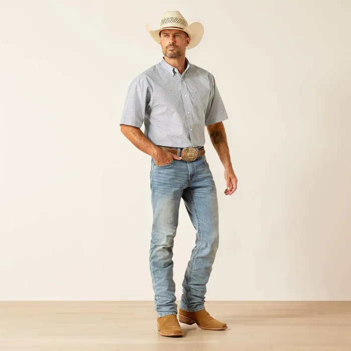 Edgar Classic Fit Shirt Blue Heaven Men Ariat Button Down Shirts Edgar Classic Fit Shirt Blue Heaven Men Ariat Button Down Shirts