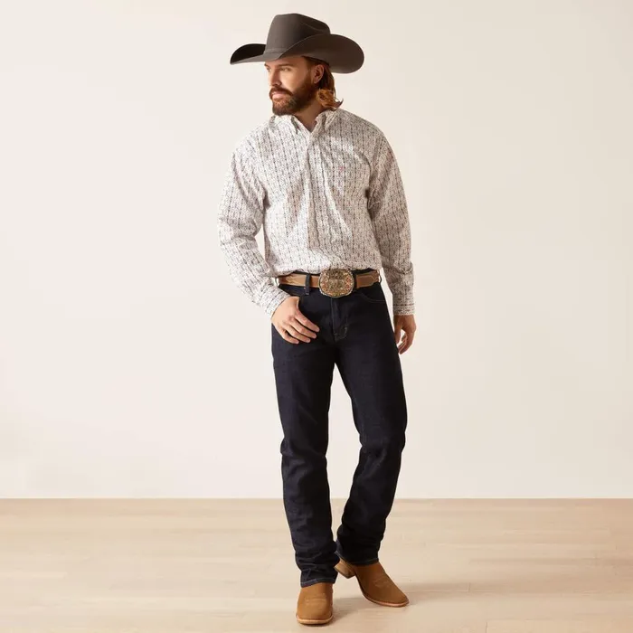 Edgar Classic Fit Shirt White Men Ariat Button Down Shirts Edgar Classic Fit Shirt White Men Ariat Button Down Shirts
