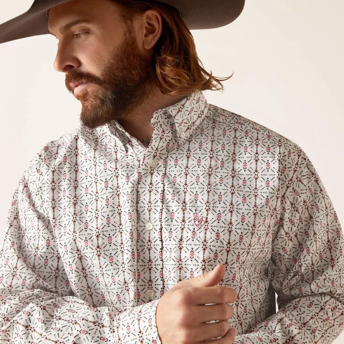 Edgar Classic Fit Shirt White Men Ariat Button Down Shirts Edgar Classic Fit Shirt White Men Ariat Button Down Shirts