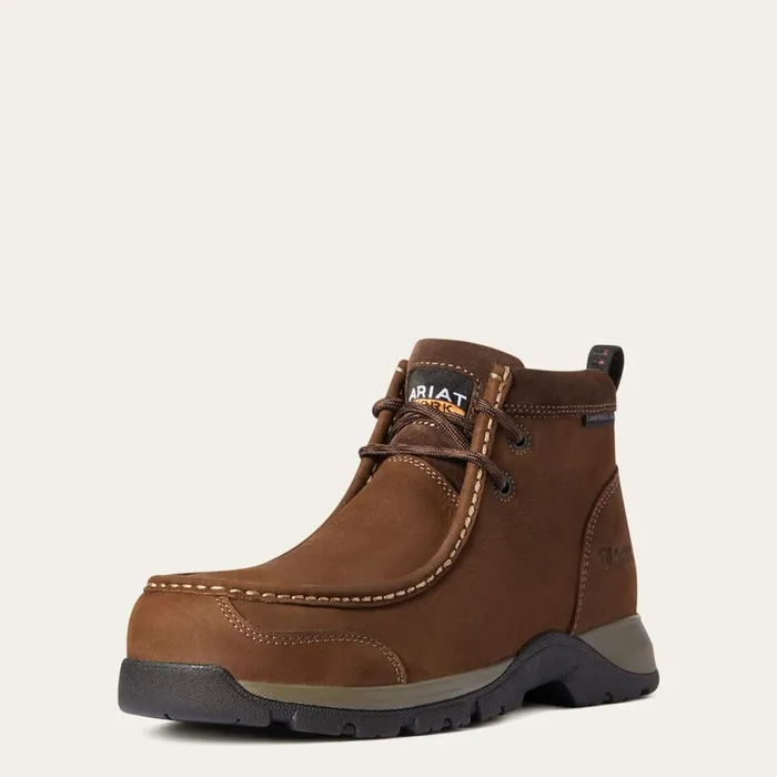 Edge LTE Moc Composite Toe Work Boot Dark Brown Women Ariat Work Boots and Shoes