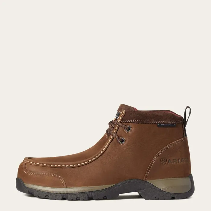 Edge LTE Moc Composite Toe Work Boot Dark Brown Women Ariat Work Boots and Shoes Edge LTE Moc Composite Toe Work Boot Dark Brown Women Ariat Work Boots and Shoes