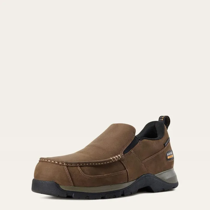 Edge LTE SlipOn SD Composite Toe Work Boot Dark Brown Men Ariat Work Boots