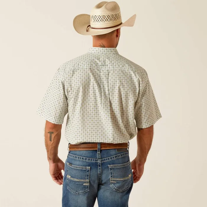 Eduardo Classic Fit Shirt Green Men Ariat Button Down Shirts