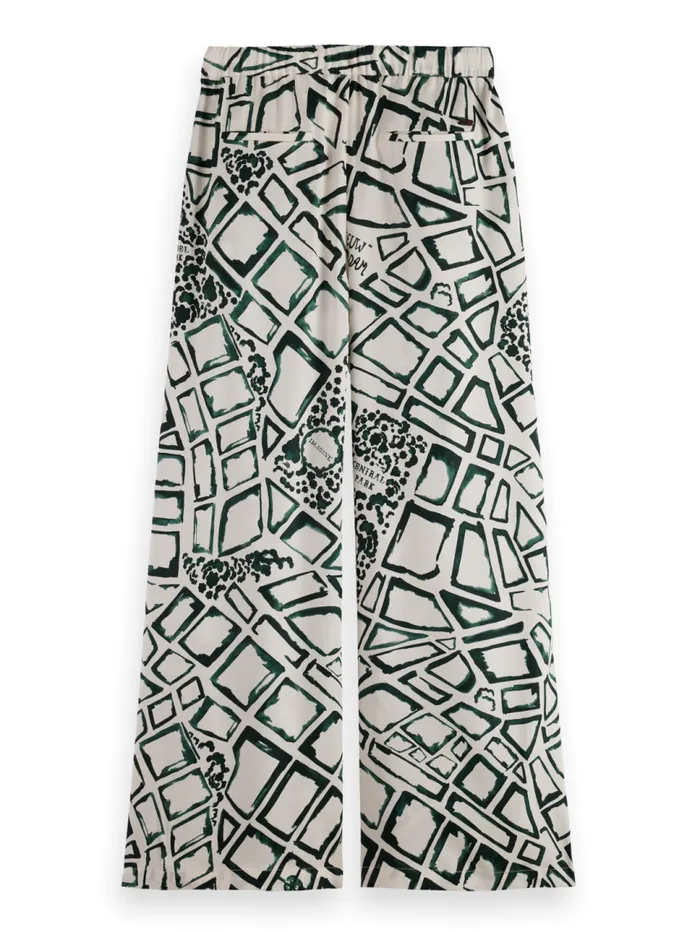 Eleni Printed Pyjama Pant Nieuw Amsterdam City Soft Ice Women Scotch and Soda Pants Eleni Printed Pyjama Pant Nieuw Amsterdam City Soft Ice Women Scotch and Soda Pants