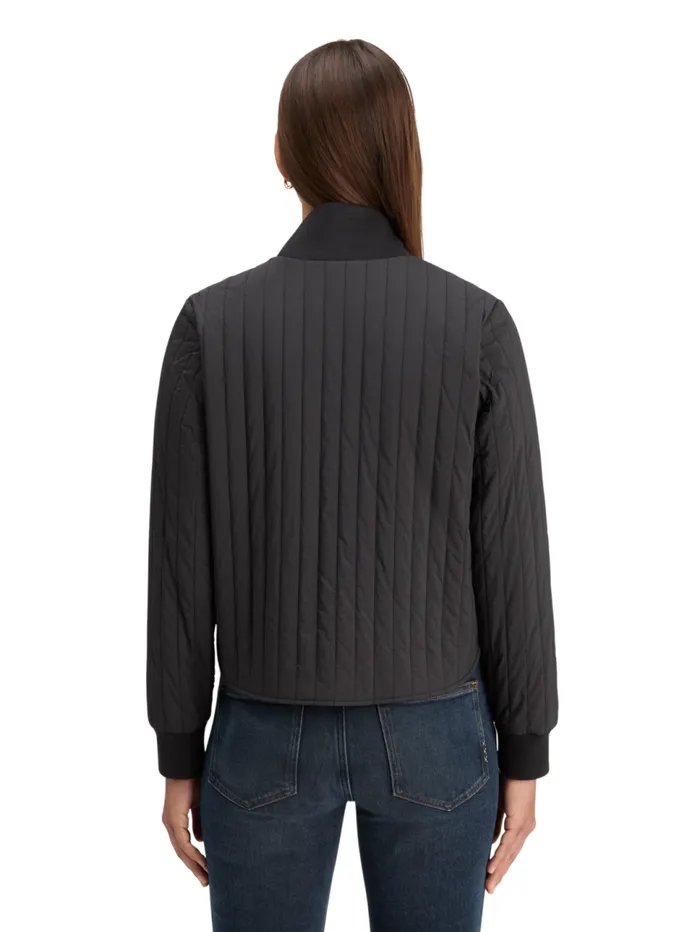 ELEVATED REVERSIBLE BOMBER Evening Black Women Scotch and Soda Jackets and Coats ELEVATED REVERSIBLE BOMBER Evening Black Women Scotch and Soda Jackets and Coats