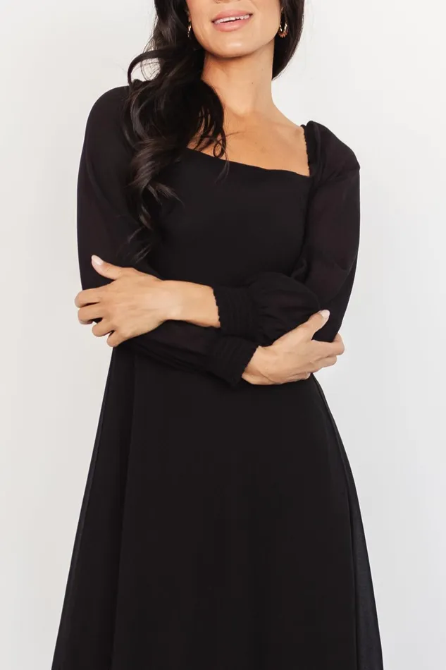 Elise Short Dress Black Women Baltic Born Wedding Guest Elise Short Dress Black Women Baltic Born Wedding Guest