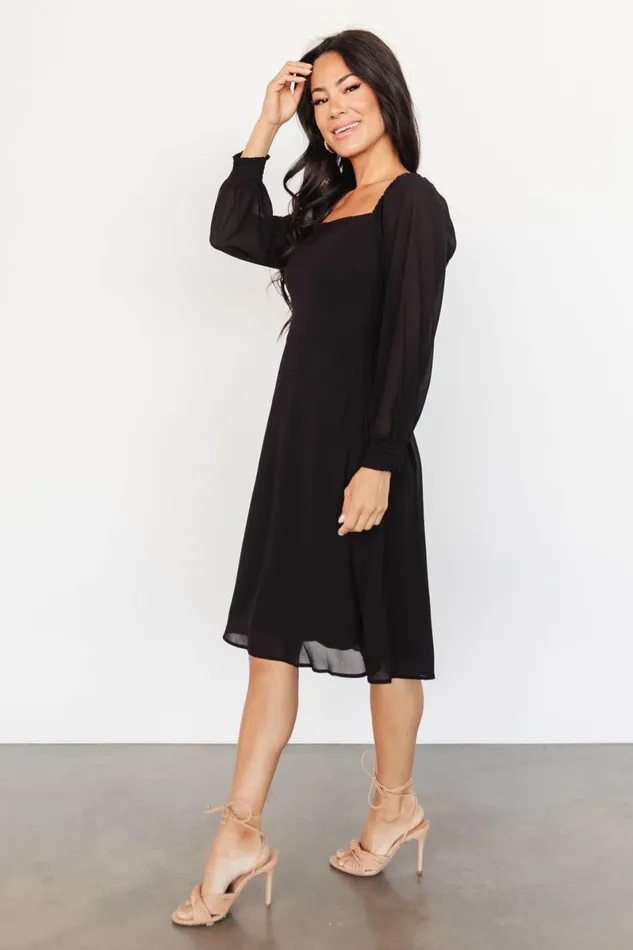Elise Short Dress Black Women Baltic Born Wedding Guest Elise Short Dress Black Women Baltic Born Wedding Guest