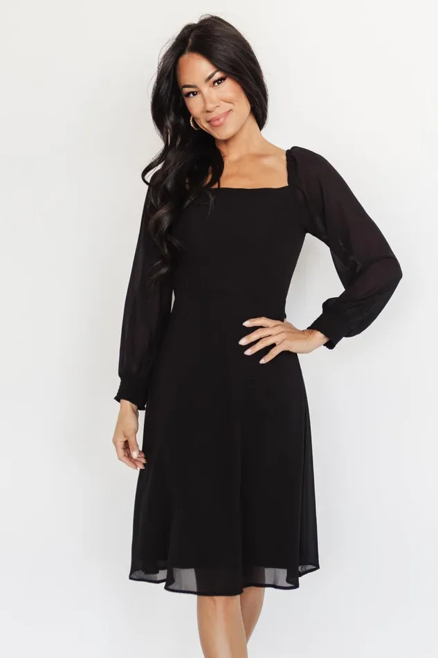Elise Short Dress Black Women Baltic Born Wedding Guest Elise Short Dress Black Women Baltic Born Wedding Guest