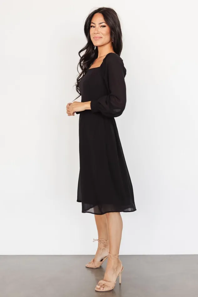 Elise Short Dress Black Women Baltic Born Wedding Guest Elise Short Dress Black Women Baltic Born Wedding Guest