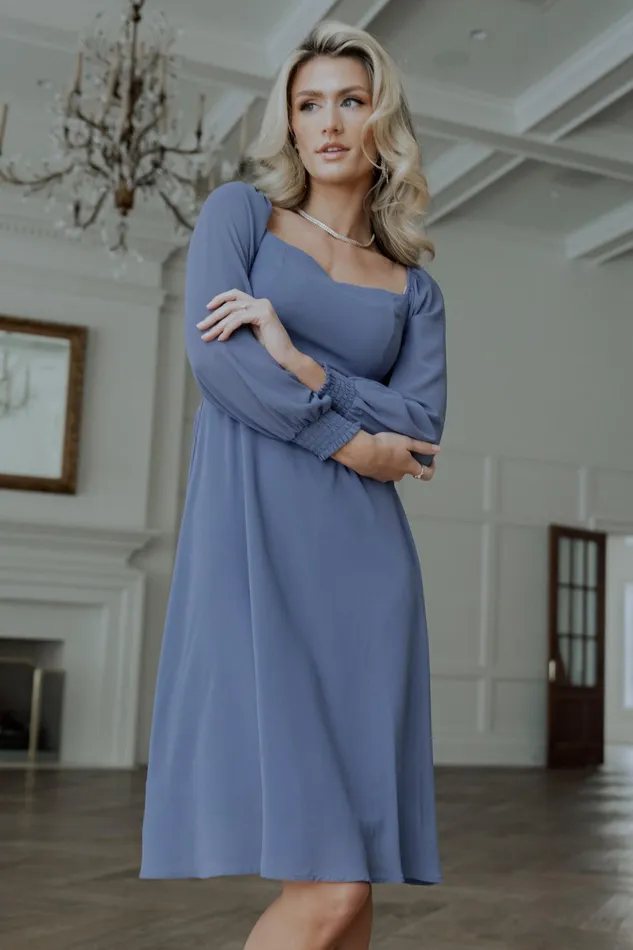 Elise Short Dress Whisper Blue Women Baltic Born Short Dresses Elise Short Dress Whisper Blue Women Baltic Born Short Dresses