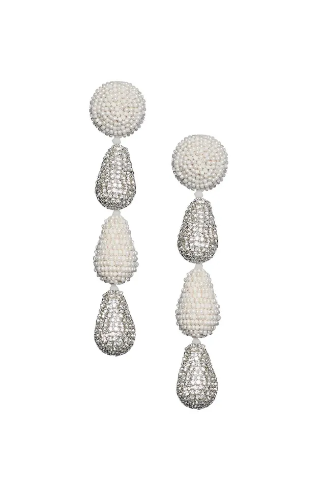 Eliza Earrings 8211 Smooth Beads Crystals Women Sachin and Babi Earrings Eliza Earrings 8211 Smooth Beads Crystals Women Sachin and Babi Earrings