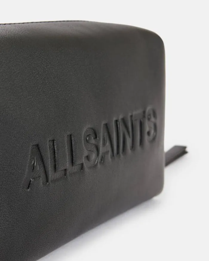 Elliotte Leather Storage Pouch Bag Black Women AllSaints Handbags and Wallets