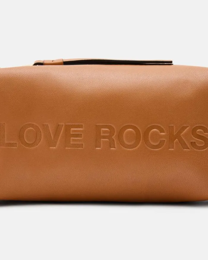 Elliotte Leather Storage Pouch Bag Desert Tan Women AllSaints Handbags and Wallets