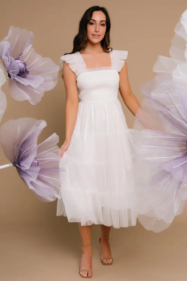Emma Smocked Tulle Dress Off White Women Baltic Born Tulle Styles Emma Smocked Tulle Dress Off White Women Baltic Born Tulle Styles