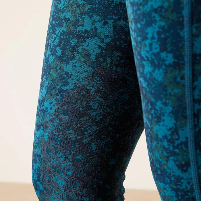 Eos Knee Patch Tight Deep Petroleum Camo Floral Women Ariat Pants and Shorts Eos Knee Patch Tight Deep Petroleum Camo Floral Women Ariat Pants and Shorts