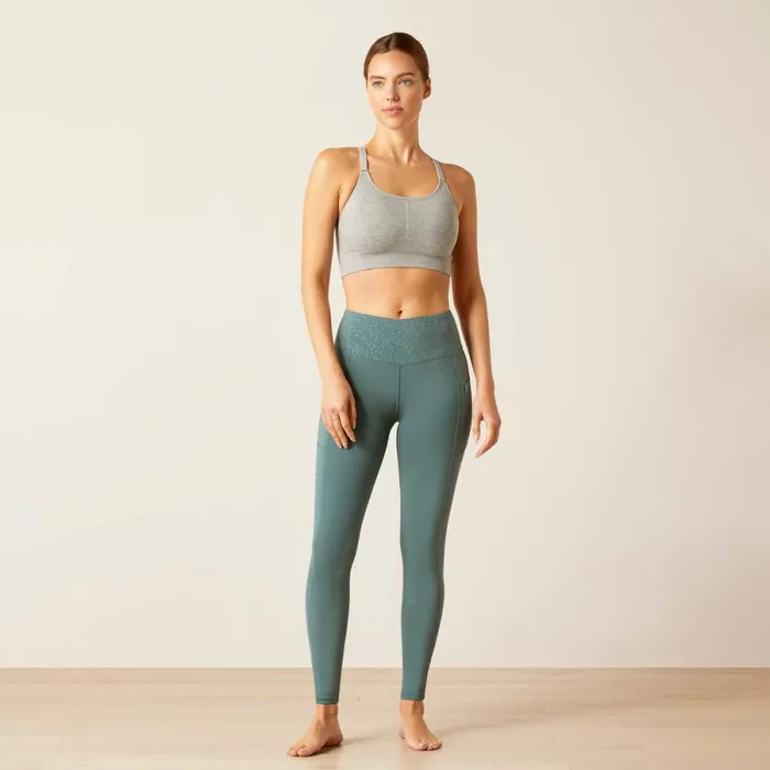 Eos Lumina Knee Patch Tight Silver Pine Women Ariat Pants and Shorts Eos Lumina Knee Patch Tight Silver Pine Women Ariat Pants and Shorts