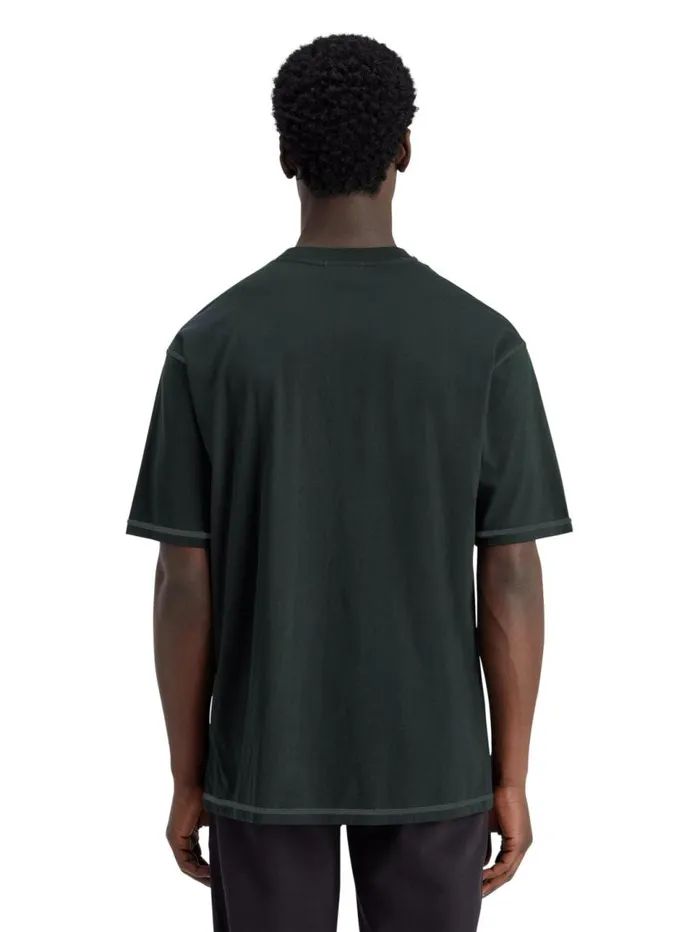 Essential 8211 Logo Front Chest Tshirt Black Men Scotch and Soda Essentials