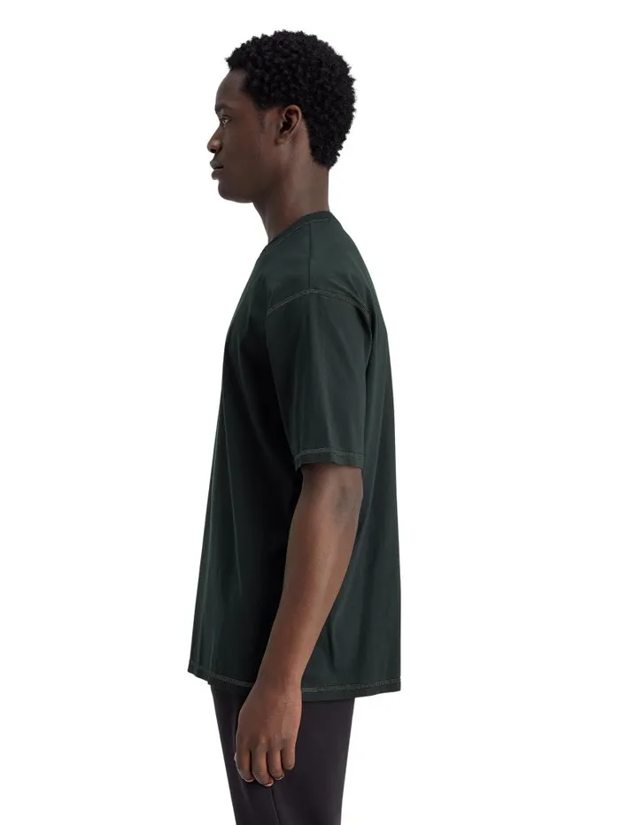 Essential 8211 Logo Front Chest Tshirt Black Men Scotch and Soda Essentials