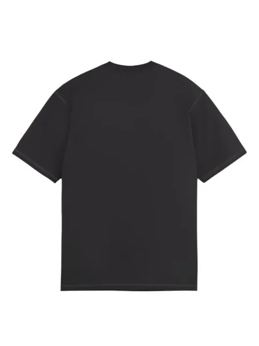 Essential 8211 Logo Front Chest Tshirt Black Men Scotch and Soda Essentials