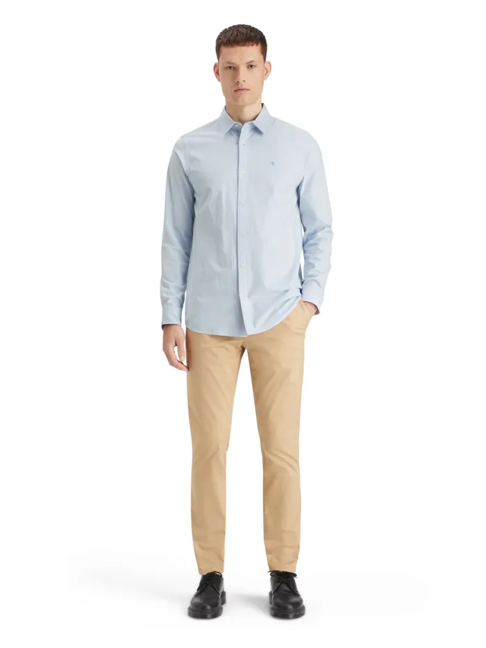 Essential 8211 OXFORD STRIPE Blue Stripe Men Scotch and Soda Essentials