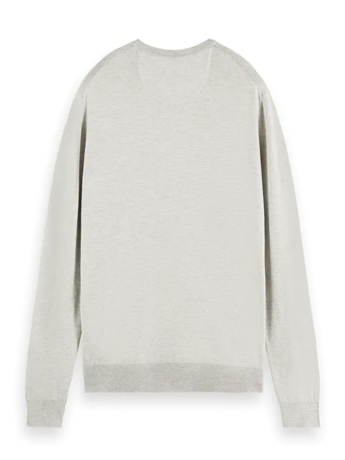 Essential Classic Crewneck Pullover Black Men Scotch and Soda Essentials