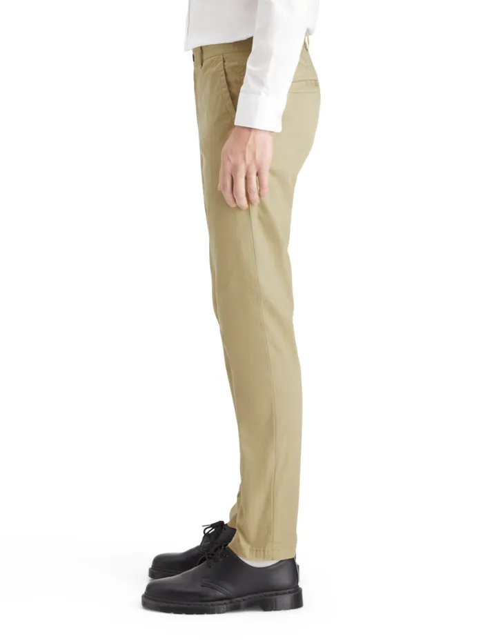Essential Mott Cottonblend Twill Chino Sand Men Scotch and Soda Essentials