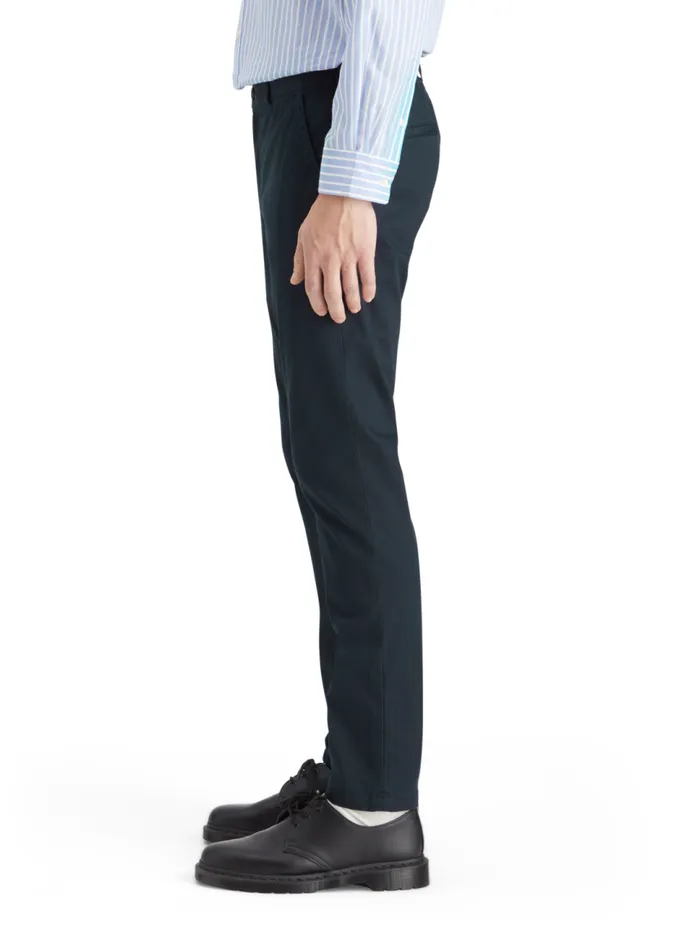 Essential Mott Cottonblend Twill Chino Sand Men Scotch and Soda Essentials