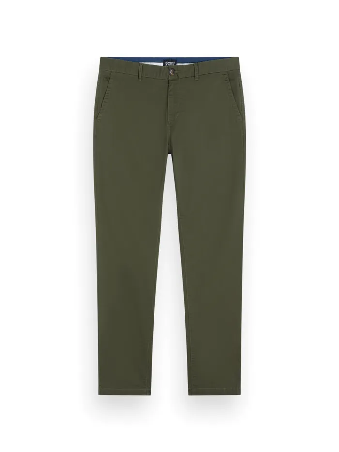 Essential Stuart 8211 Cottonblend Twill Chino Sand Men Scotch and Soda Essentials Essential Stuart 8211 Cottonblend Twill Chino Sand Men Scotch and Soda Essentials