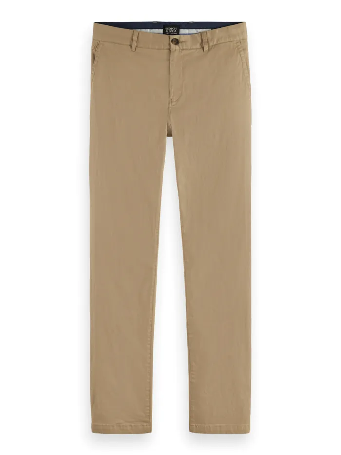 Essential Stuart 8211 Cottonblend Twill Chino Sand Men Scotch and Soda Essentials Essential Stuart 8211 Cottonblend Twill Chino Sand Men Scotch and Soda Essentials